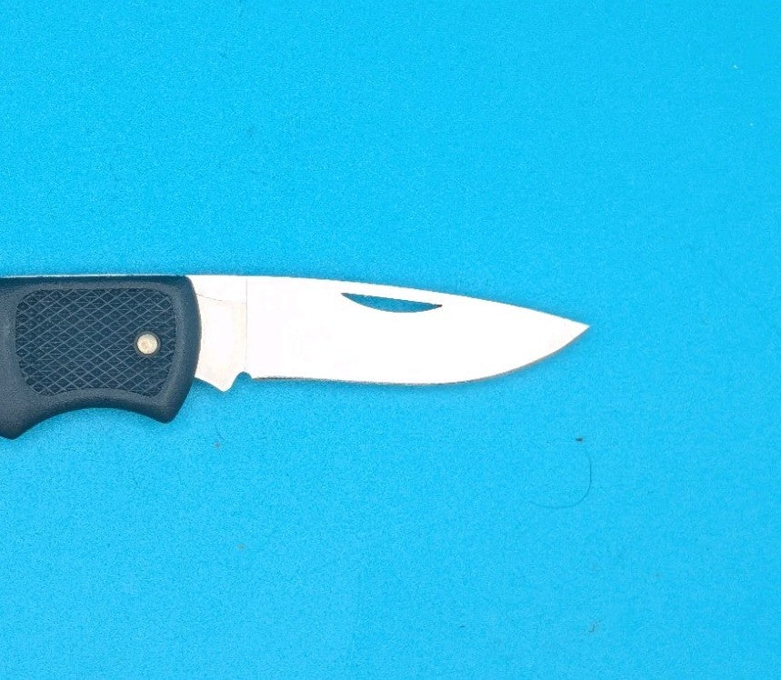 Cutco 1886 Plain Edge Blade USA Lockback Knife! Blue Handle!
