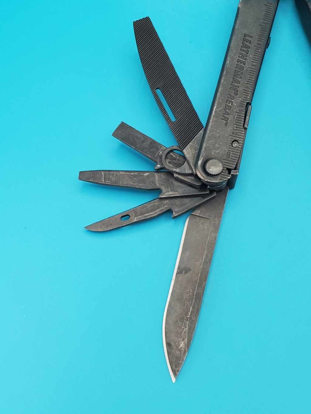 Leatherman Rebar Multi-Tool, Black Oxide, Puma on Handle