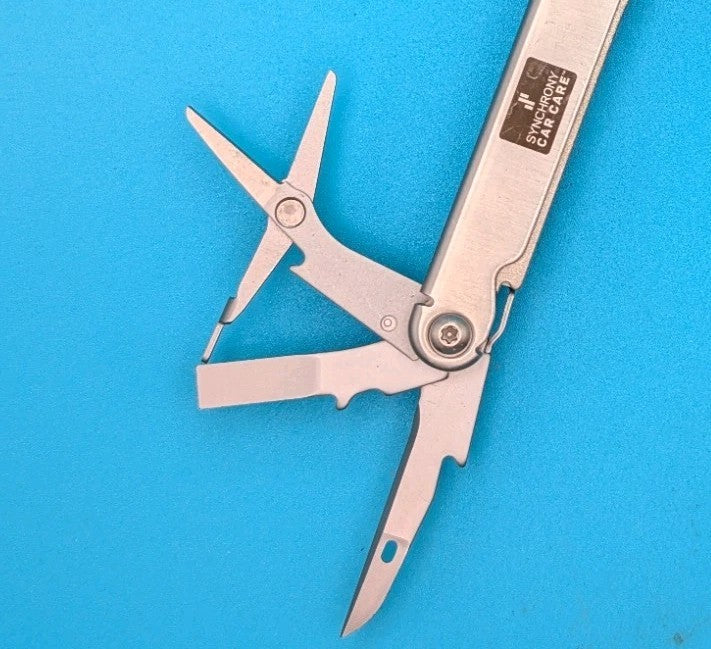 Leatherman Curl Stainless Steel Knife Pliers Multi-Tool! With Sheath! SYNCHRONY