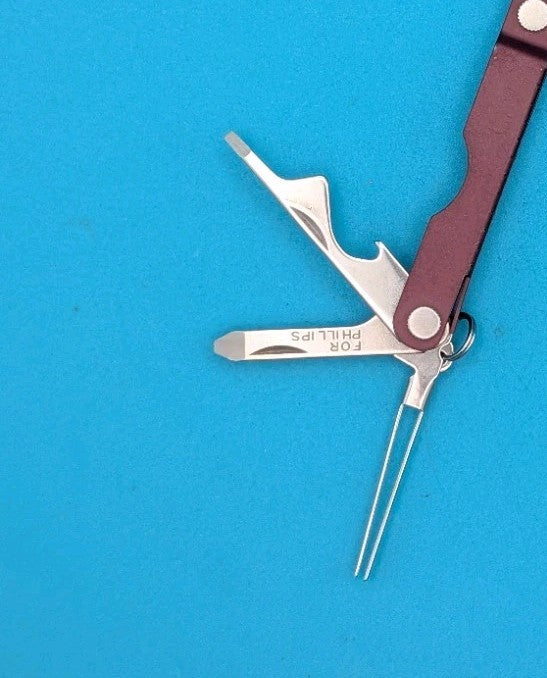 Leatherman Micra Multi-Tool, Knife, Scissors, Key Ring, Mulled Wine!