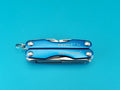 Leatherman Squirt S4 Multi-Tool, Key Ring, Retired, BLUE! CAREFIRST BLUEFUND