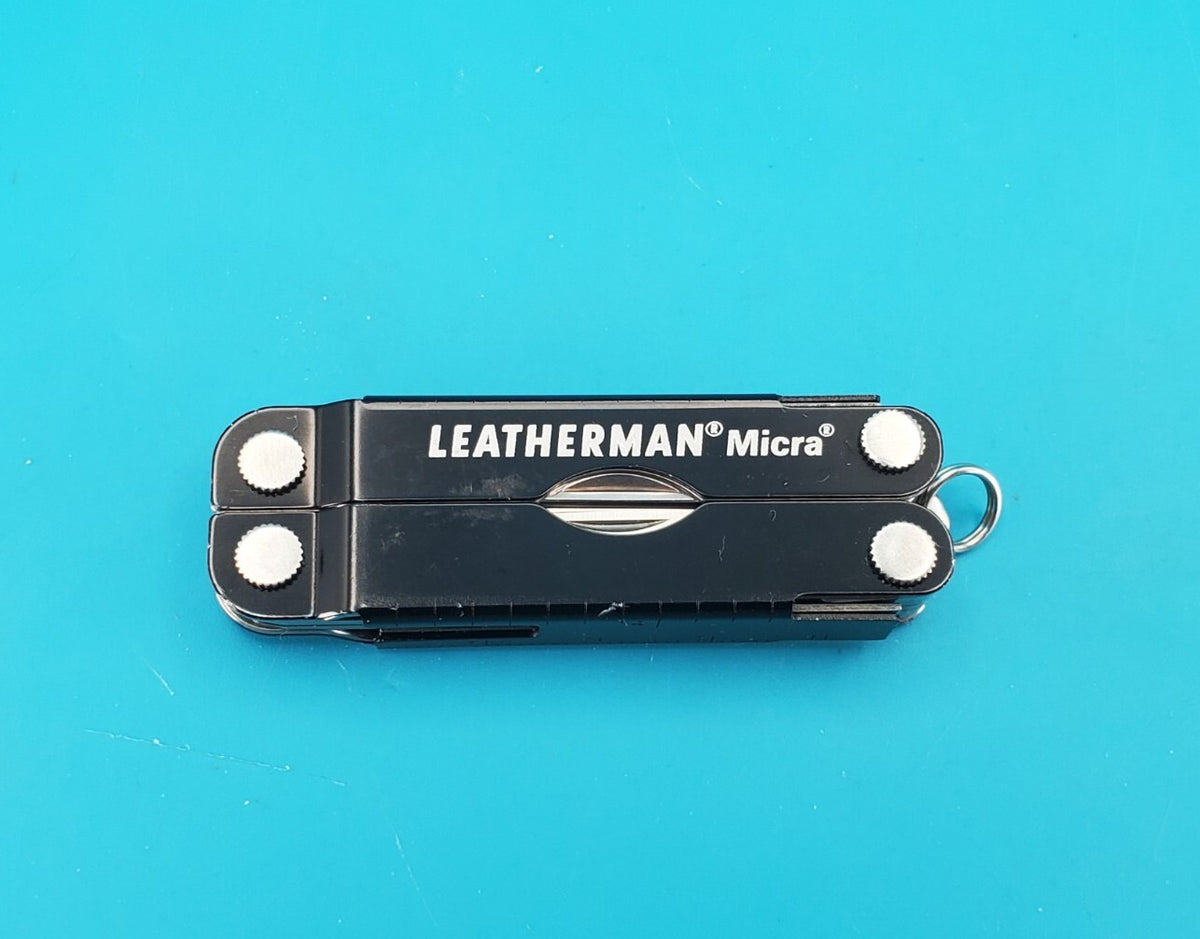 Leatherman Micra Multi-Tool, Knife, Scissors, Key Ring, Black!
