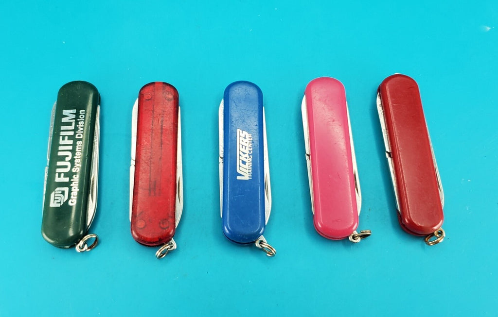 Lot of 5 Wenger Esquire Swiss Army Knife Multi Tools!
