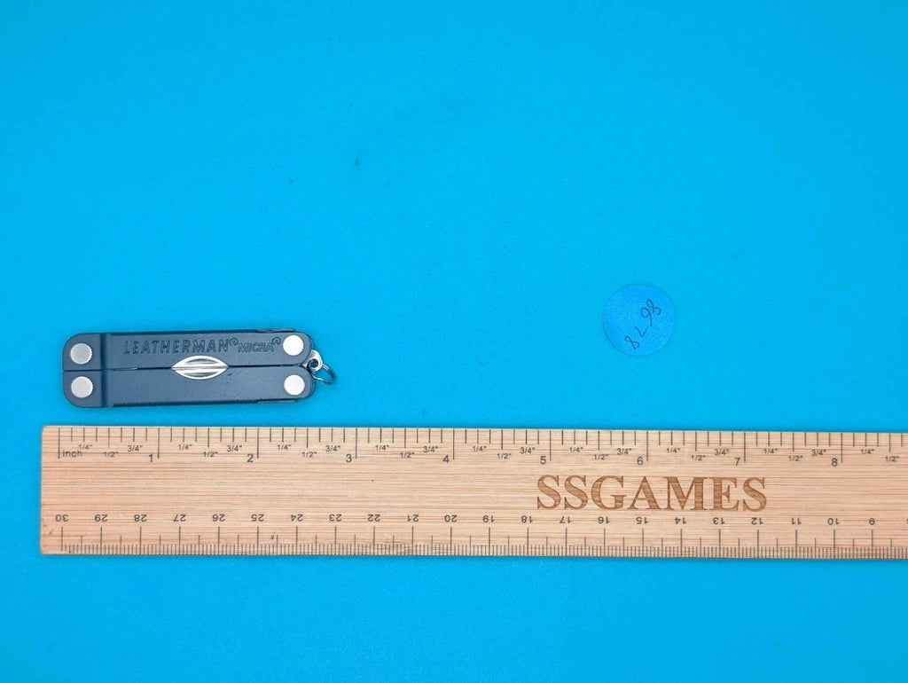 Leatherman Micra Multi-Tool, Knife, Scissors, Key Ring, Blue!