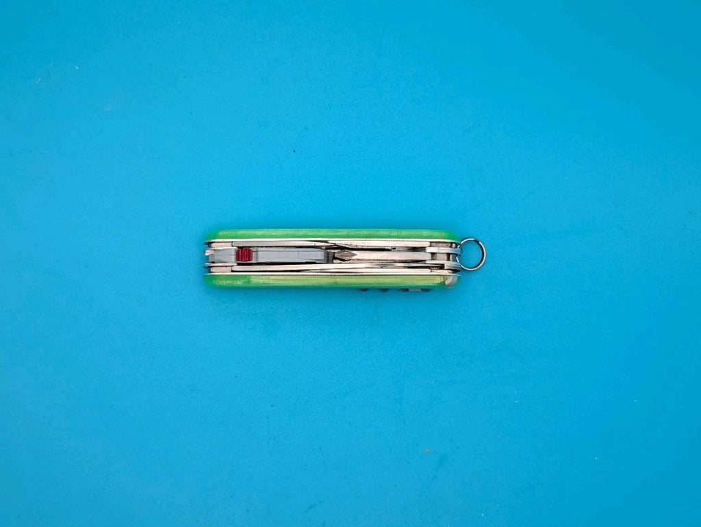 Victorinox Spartan Lite Plus Firefly Green Glow Swiss Army Knife Multi Tool!