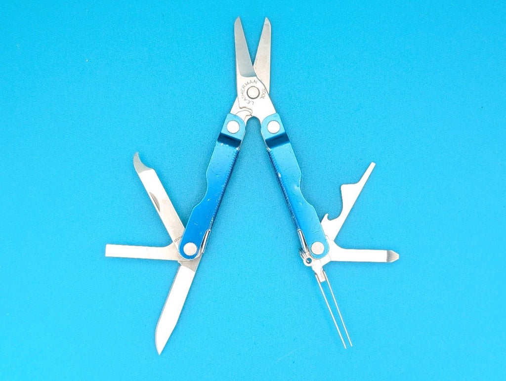 Leatherman Micra Multi-Tool Knife Scissors Key Ring! MIXED COLORS! LOT OF 5!