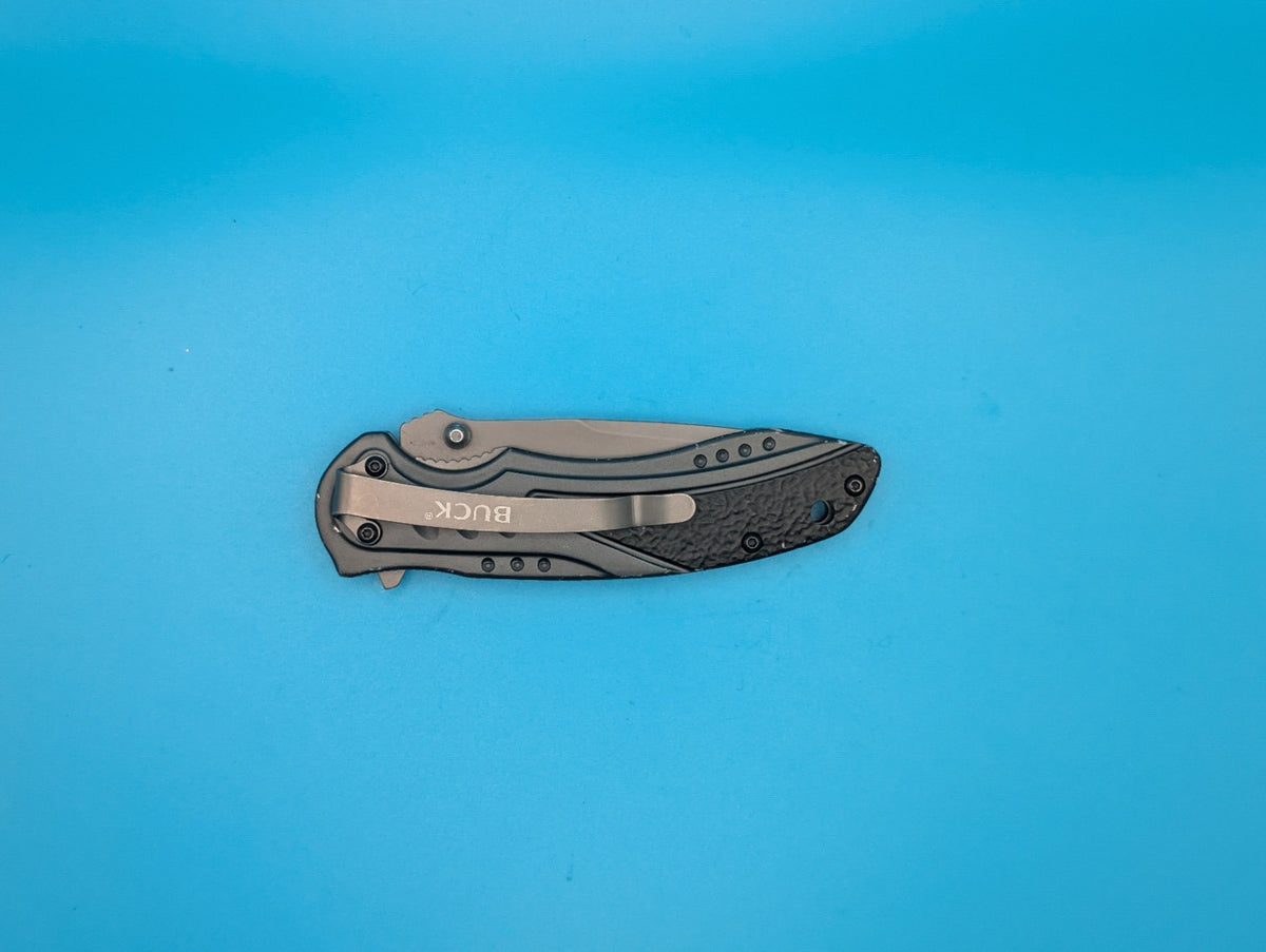 Buck Trigger 865 Liner Lock Folding Flipper Pocket Knife Aluminum - Discontinued
