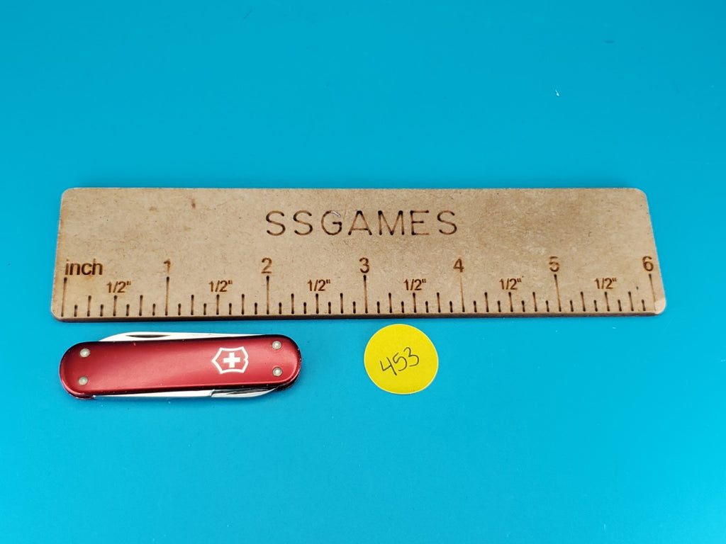 Vintage Victorinox Swiss Army Knife Red Smooth Alox Companion 58mm