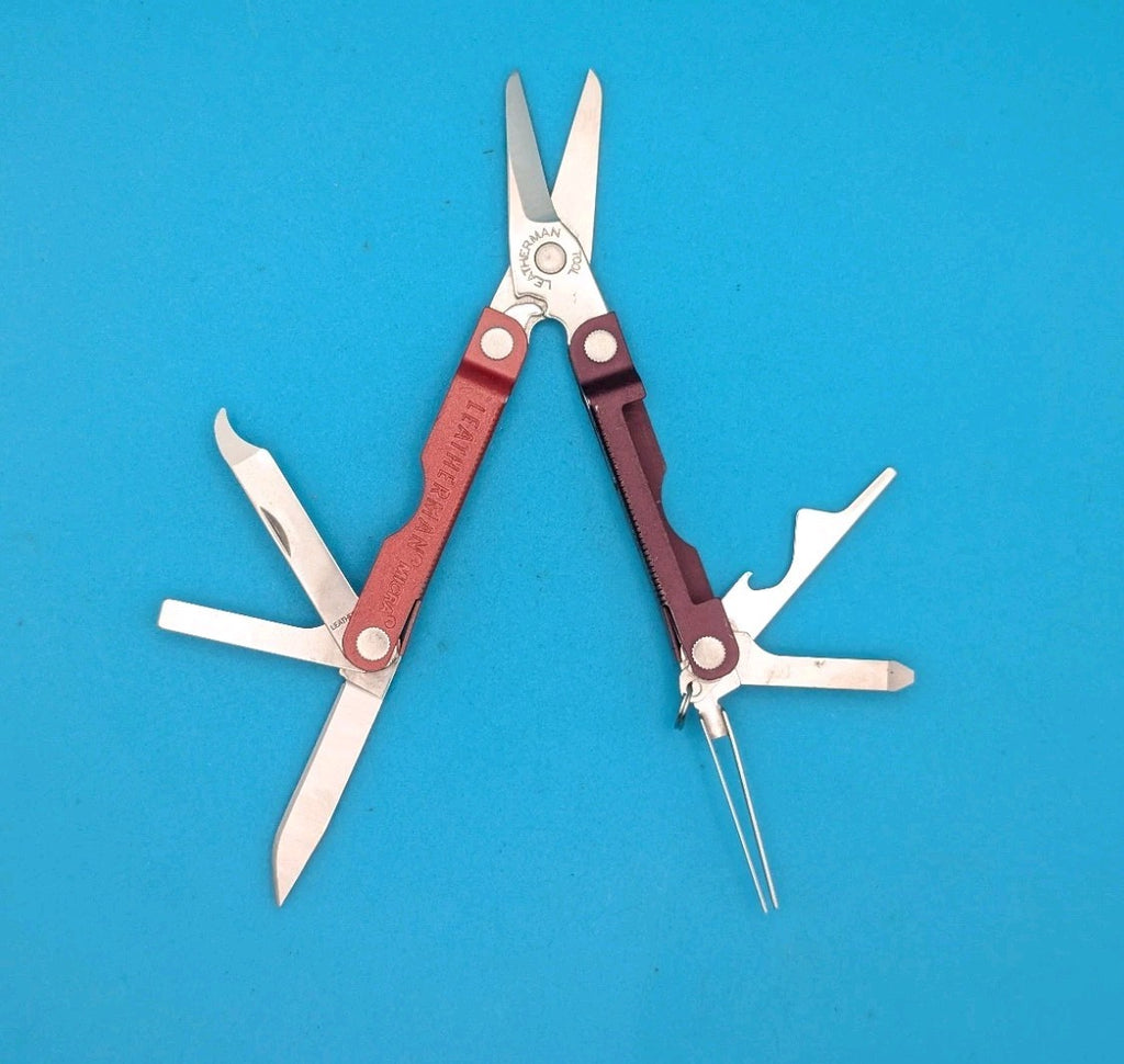 Leatherman Micra Multi-Tool, Knife, Scissors, Key Ring, Mulled Wine!