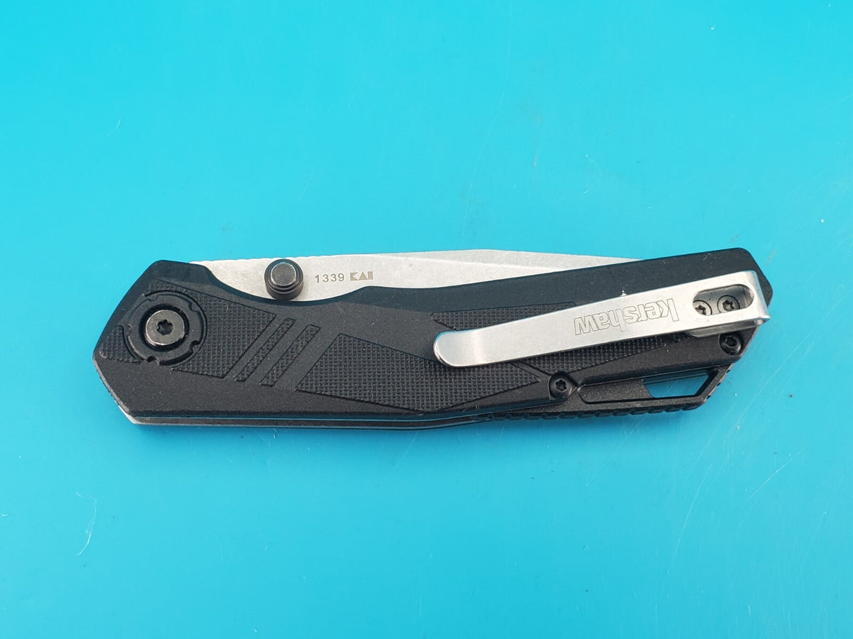 Kershaw Knives Camshaft Liner Lock 1370 4Cr13 Stainless Black Nylon