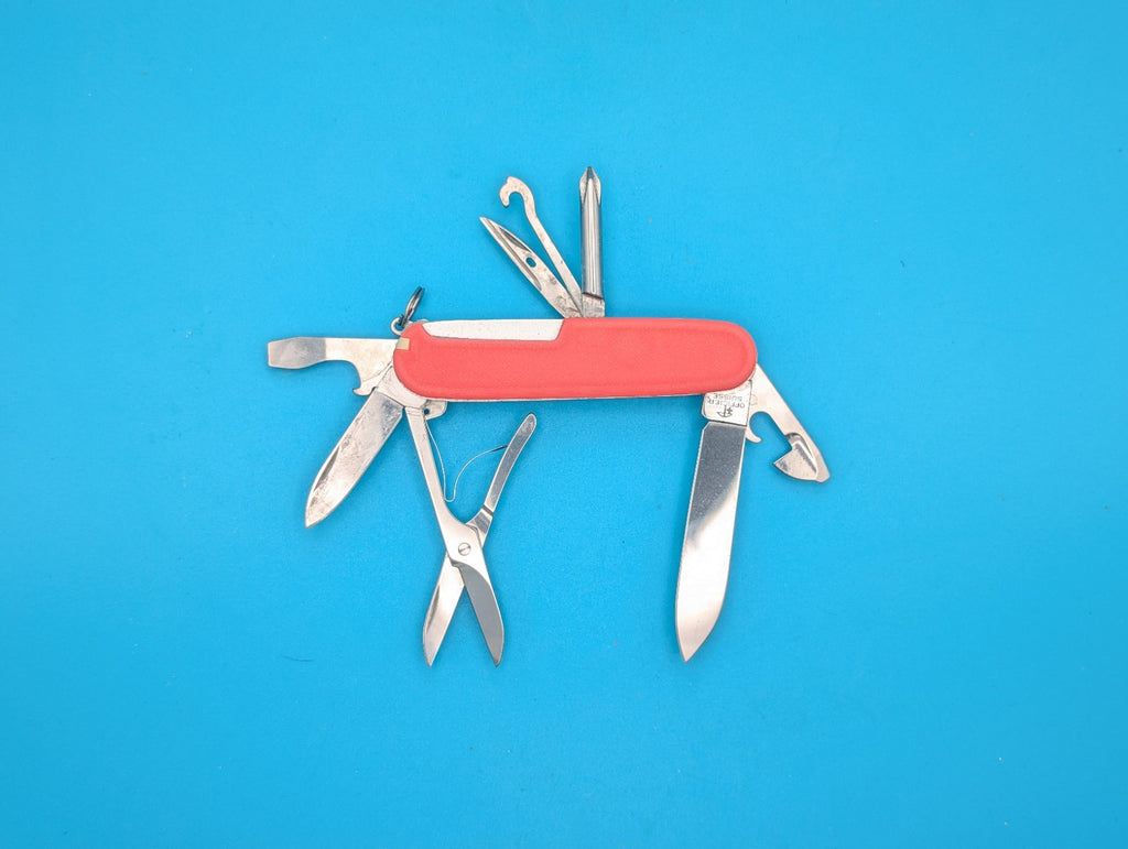 Custom Victorinox Super Tinker Glow in the Dark Swiss Army Knife Multi Tool!