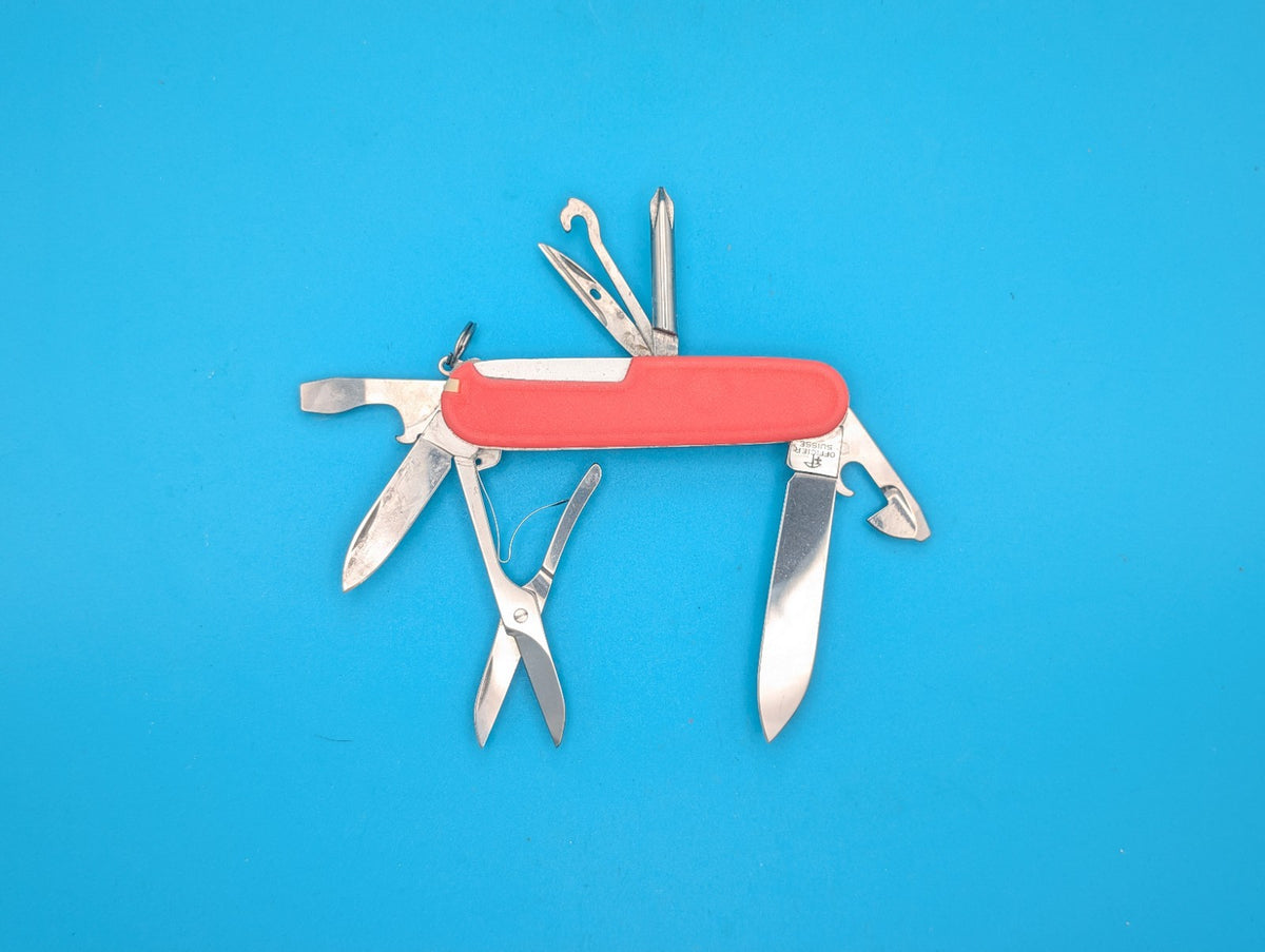Custom Victorinox Super Tinker Glow in the Dark Swiss Army Knife Multi Tool!