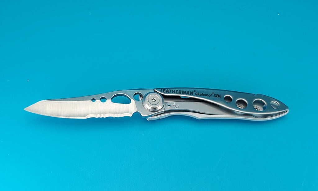 Leatherman Skeletool KBX Pocket Knife w/ Bottle Opener, SILVER!