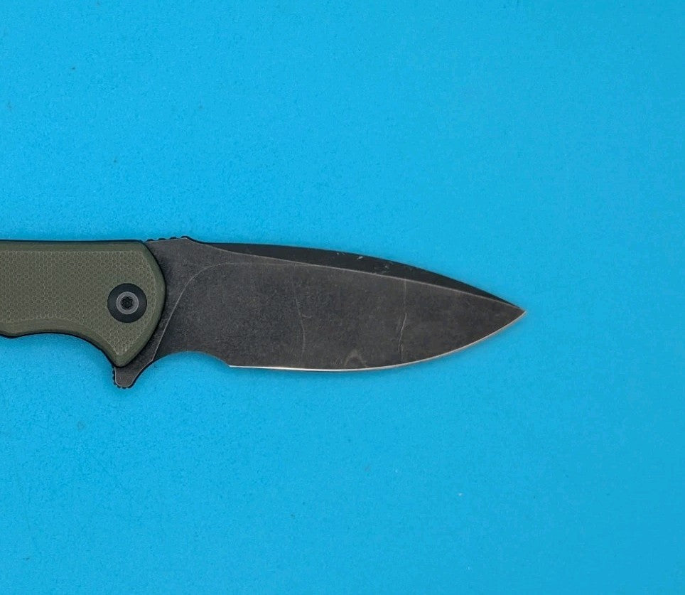Civivi Mini Praxis Flipper Pocket Knife Liner Lock Plain Edge Blade! Olive Green