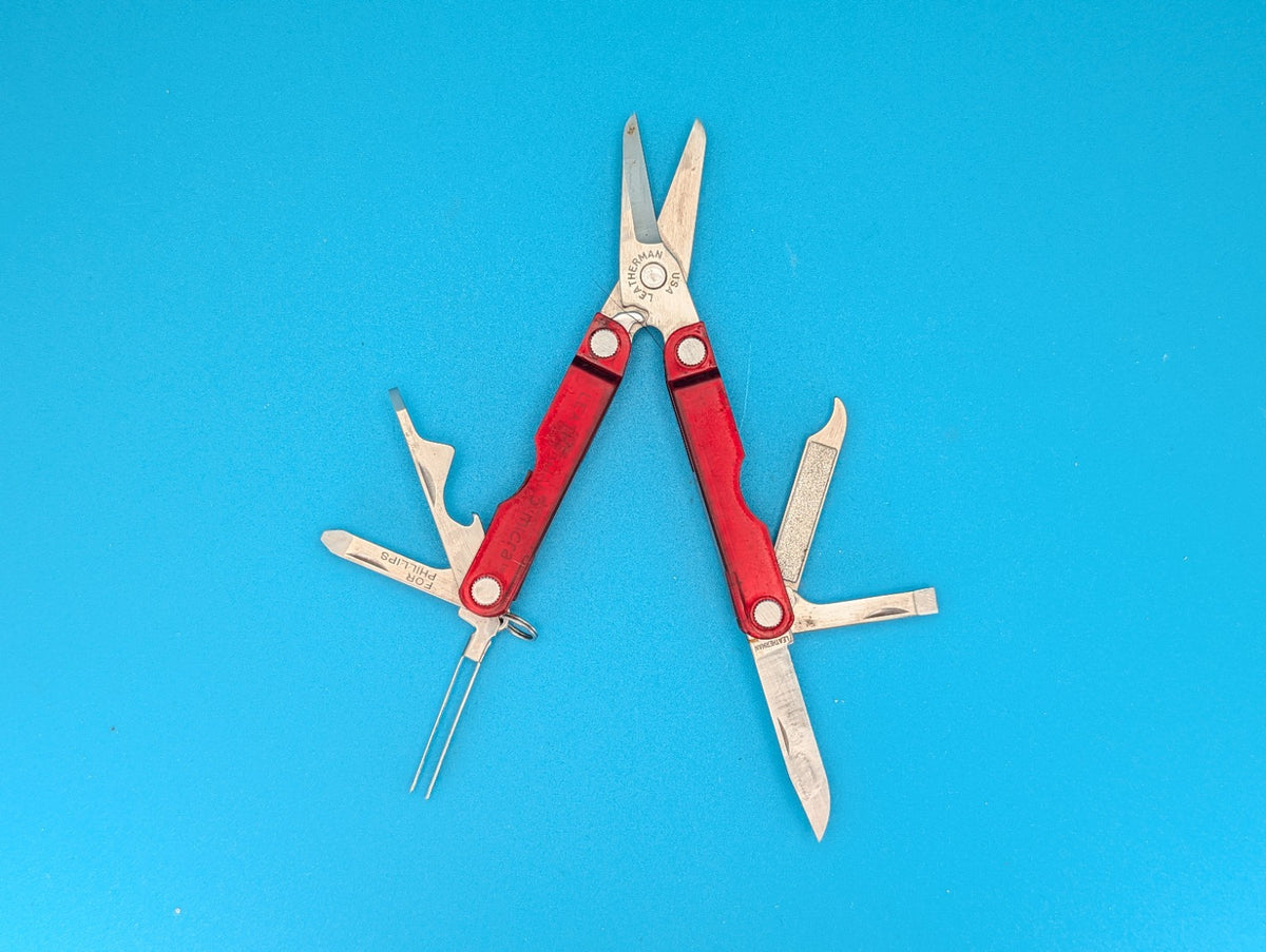 Leatherman Micra Multi-Tool Knife Scissors Key Ring! MIXED COLORS! LOT OF 5!