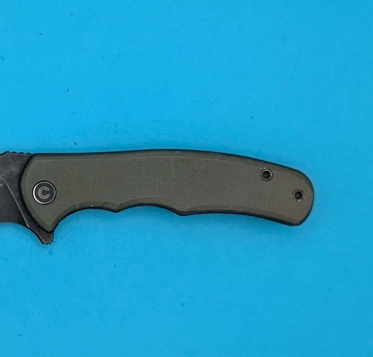 Civivi Mini Praxis Flipper Pocket Knife Liner Lock Plain Edge Blade! Olive Green