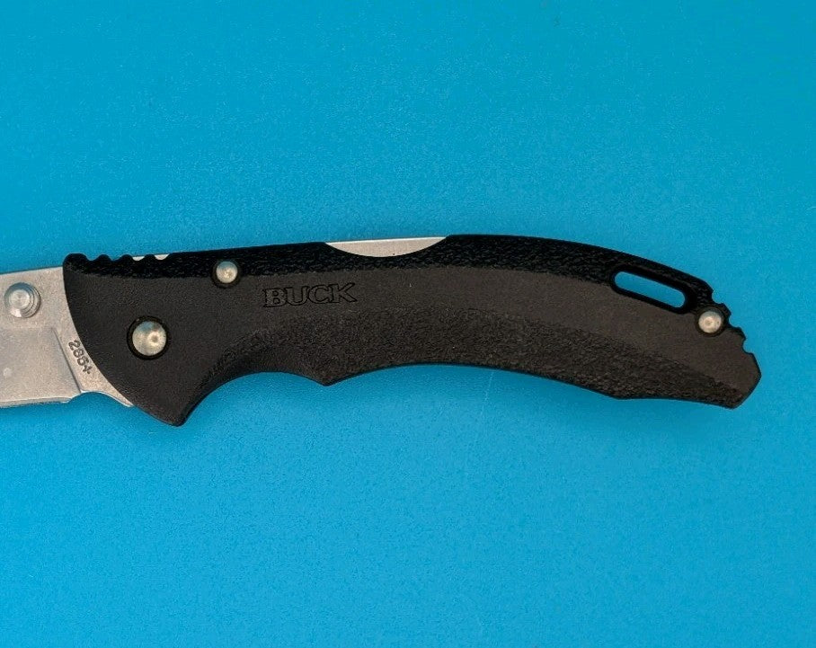 Buck USA 285 Black Handle Lockback Folding Pocket Knife!