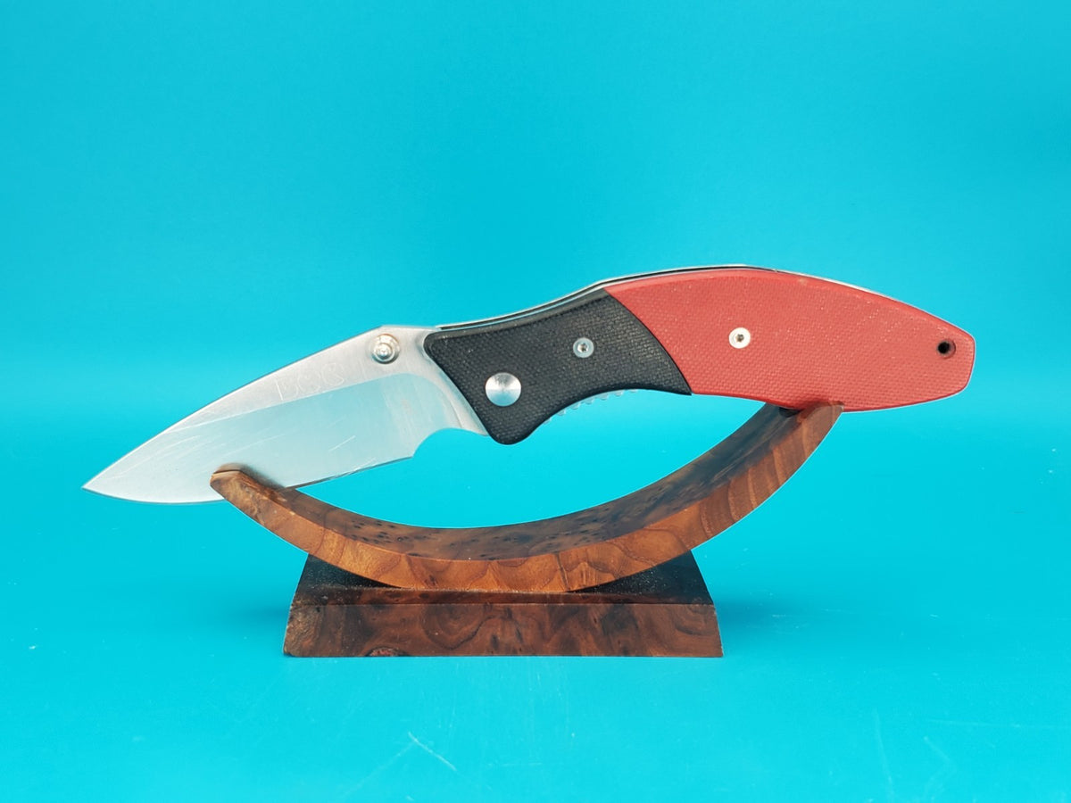 Vintage Bee L06 Liner Lock Plain Edge Folding Pocket Knife!