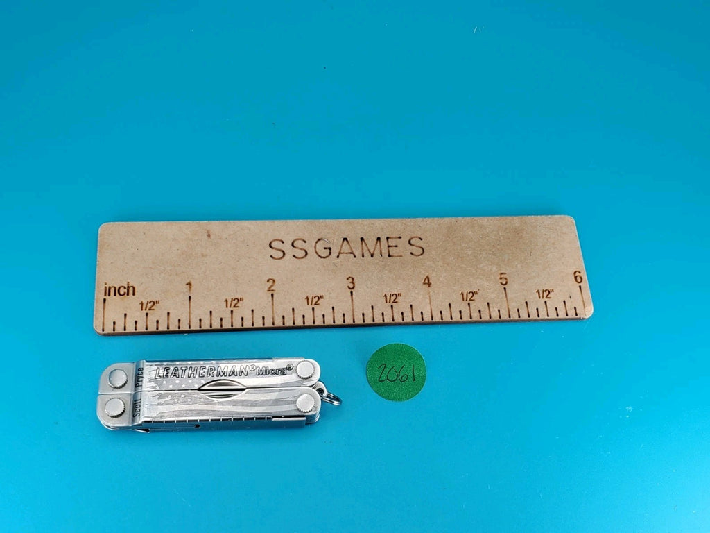 Leatherman Micra Multi-Tool, Knife, Scissors, Key Ring, Stainless! *SCOTT PRYCE*