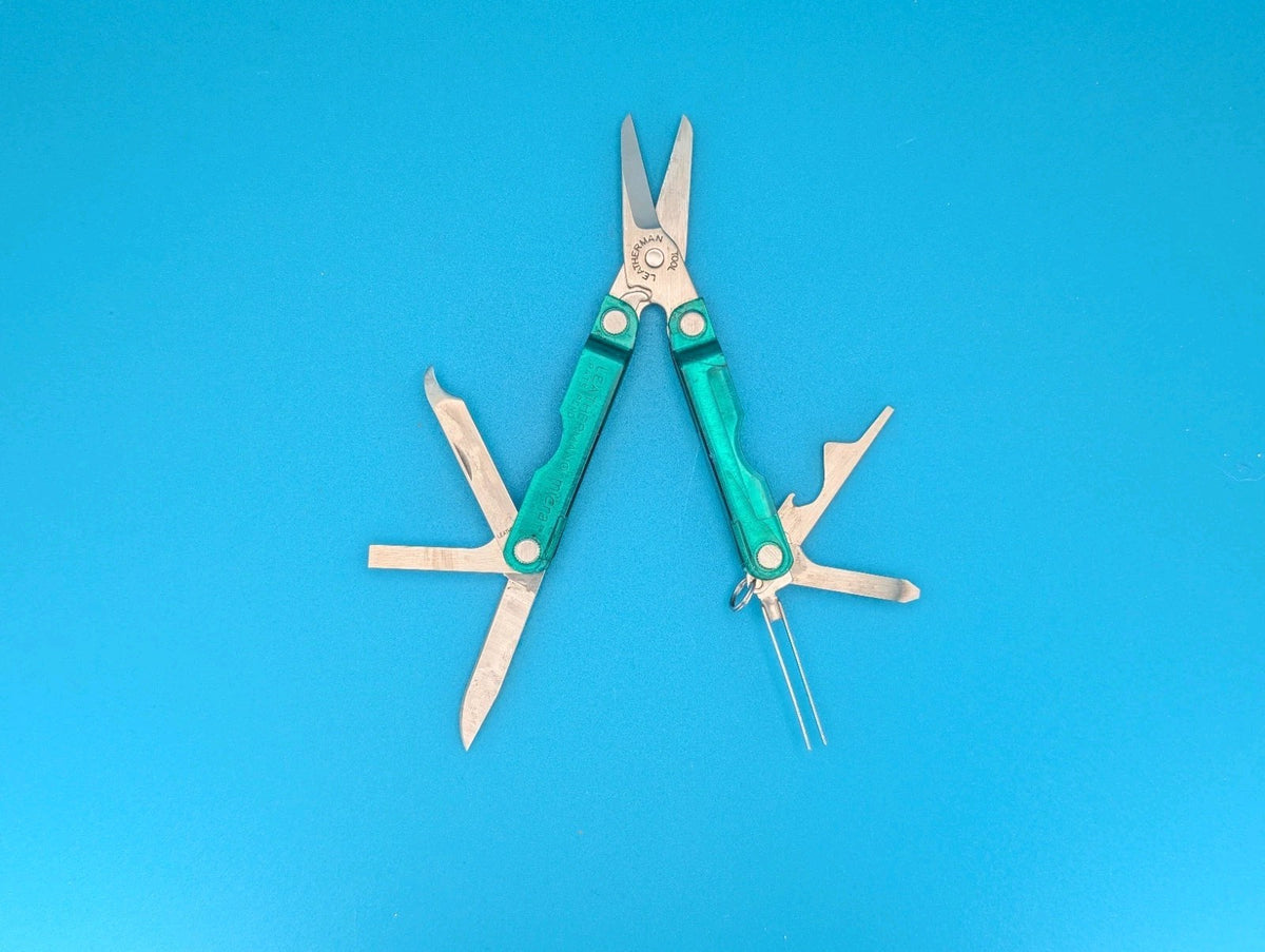 Leatherman Micra Multi-Tool Knife Scissors Key Ring! MIXED COLORS! LOT OF 5!