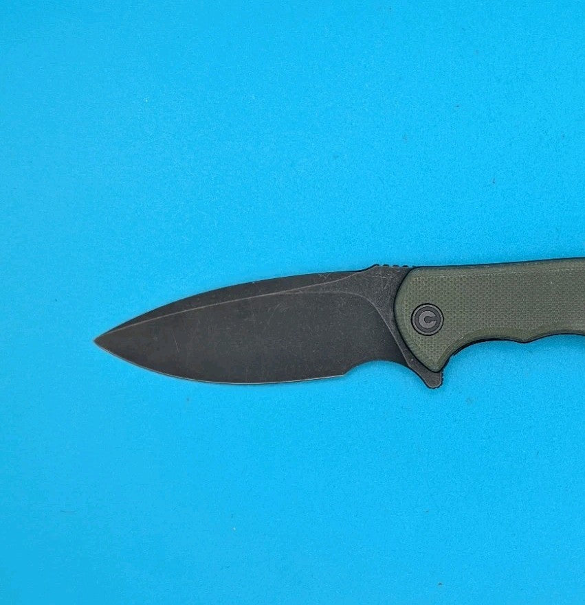 Civivi Mini Praxis Flipper Pocket Knife Liner Lock Plain Edge Stonewashed Blade!