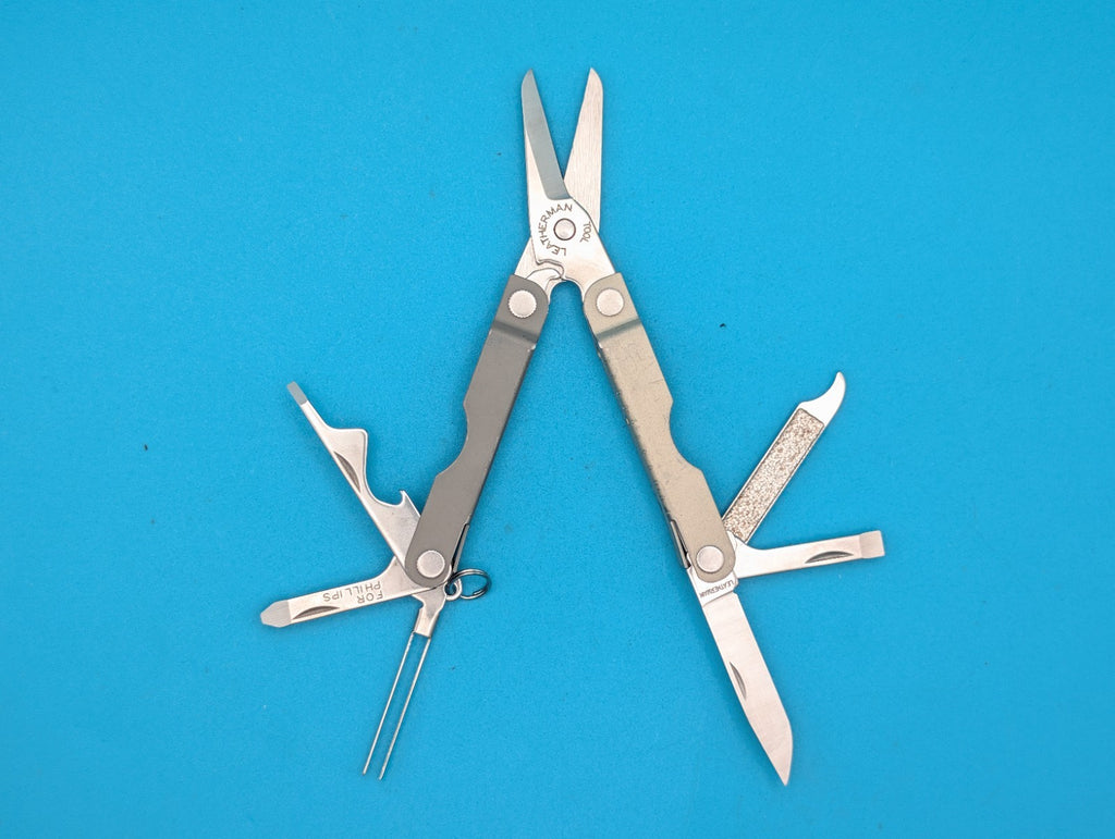 Leatherman Micra Multi-Tool, Knife, Scissors, Key Ring, Spruce!