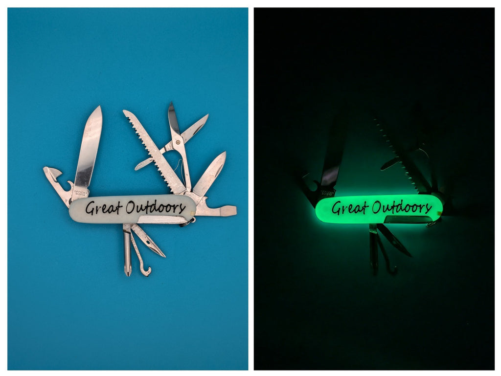 Custom Victorinox Fieldmaster Glow in the Dark Swiss Army Knife Multi Tool!