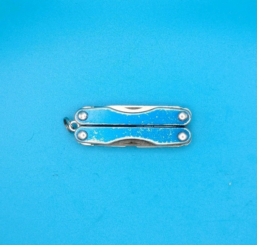 Leatherman Squirt P4 Multi-Tool, Key Ring, Retired, Blue