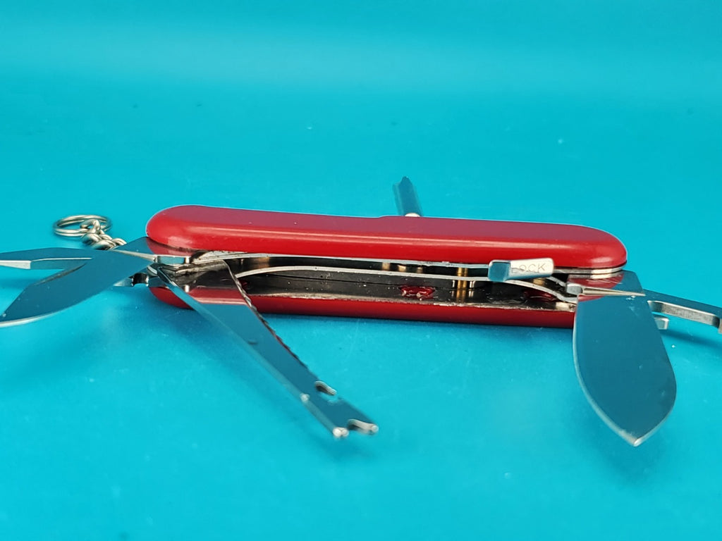 Wenger Bass Swiss Army Knife Multi Tool! With Locking Main Blade!