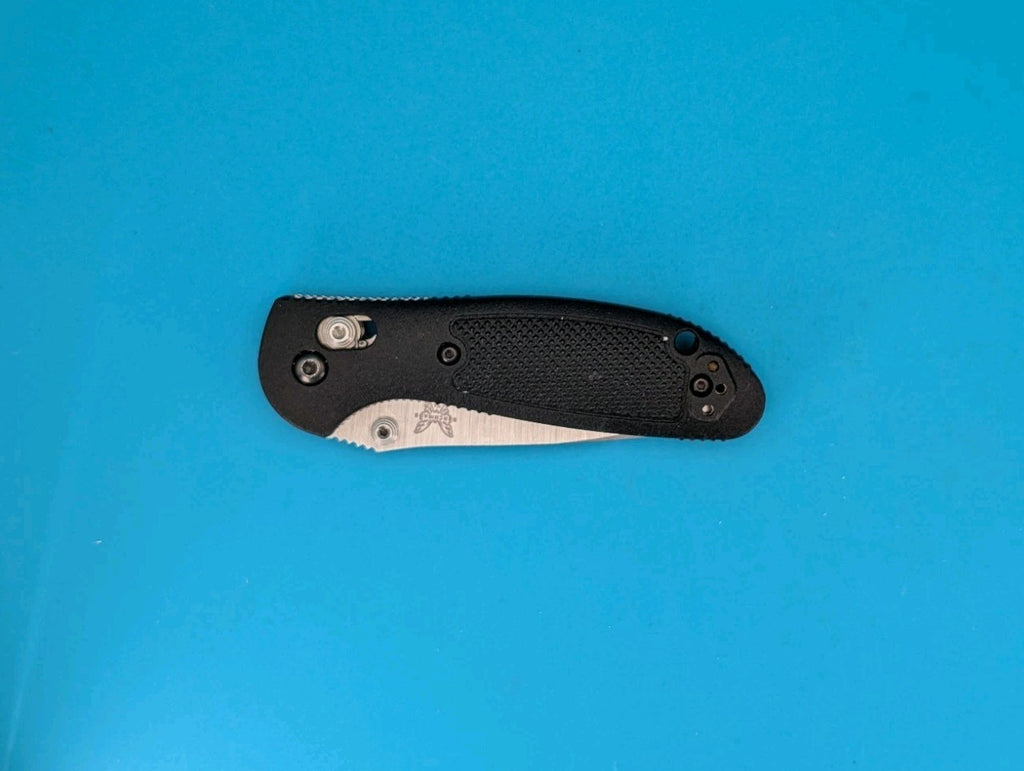 Benchmade Mini Griptilian 556 Black Handles 2.91" 154cm  Drop Point Pocket Knife