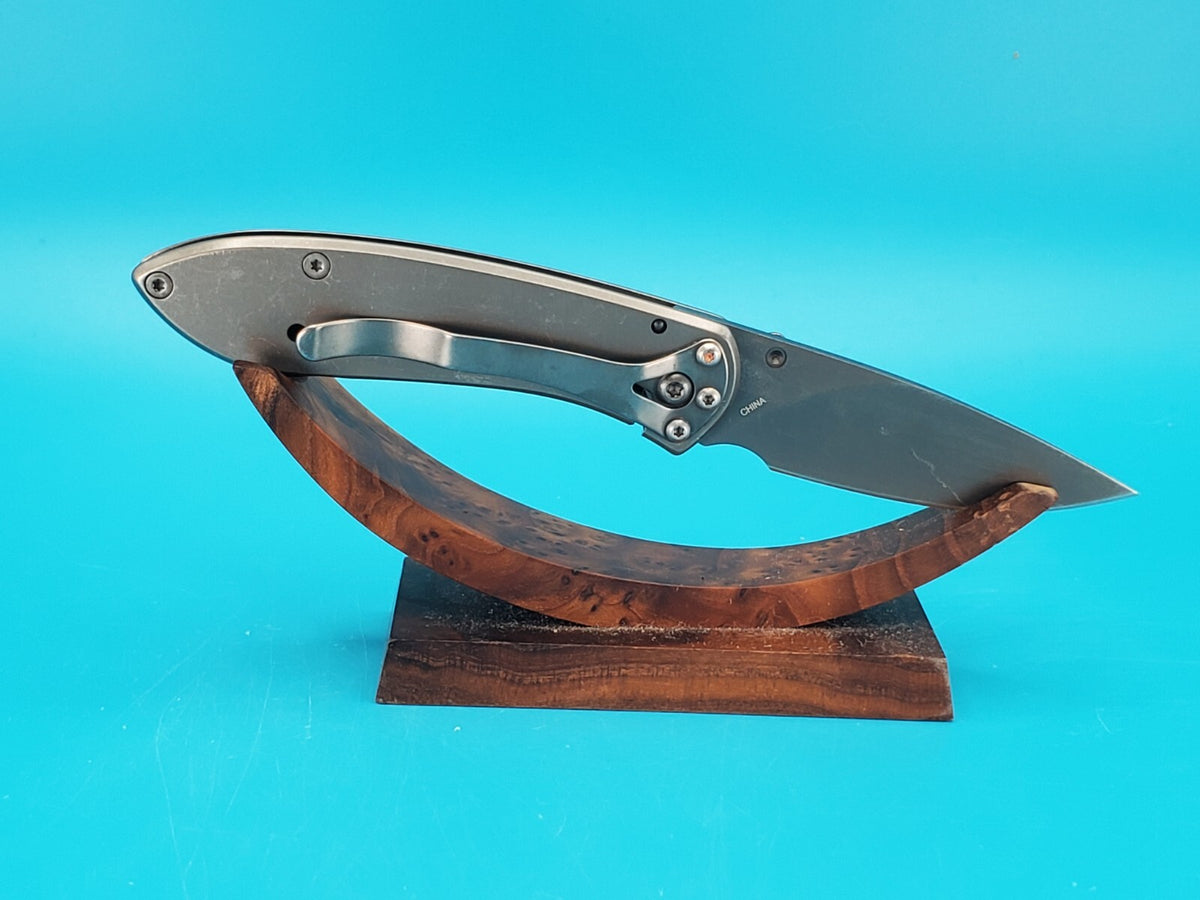 Buck Knives 327 Nobleman-Stainless Folding Pocket Knife!