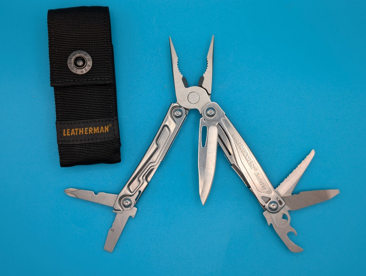 Leatherman Bolster 13 Tool Stainless Steel Multi-Tool! With Sheath!