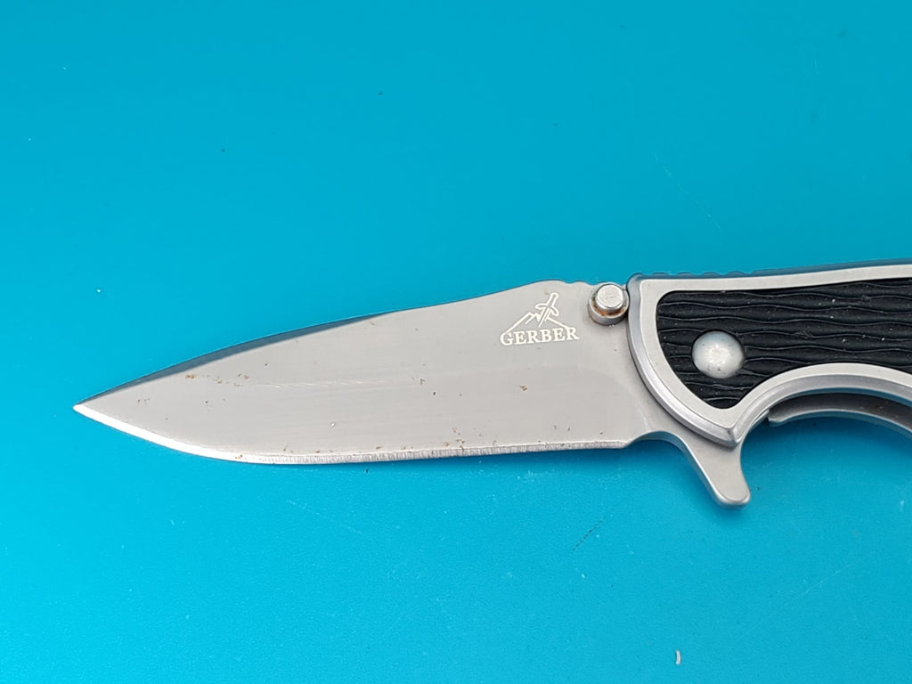 Gerber Torch I Frame Lock Plain Edge Blade Folding Pocket Knife!