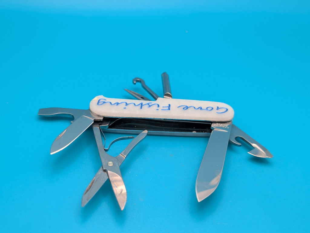 Custom Victorinox Super Tinker Glow in the Dark Swiss Army Knife Multi Tool!