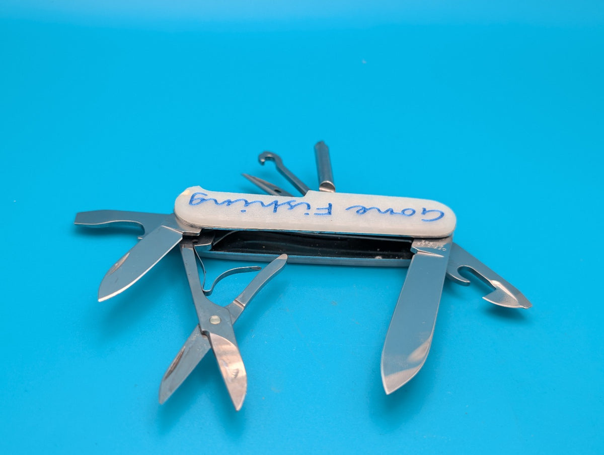 Custom Victorinox Super Tinker Glow in the Dark Swiss Army Knife Multi Tool!