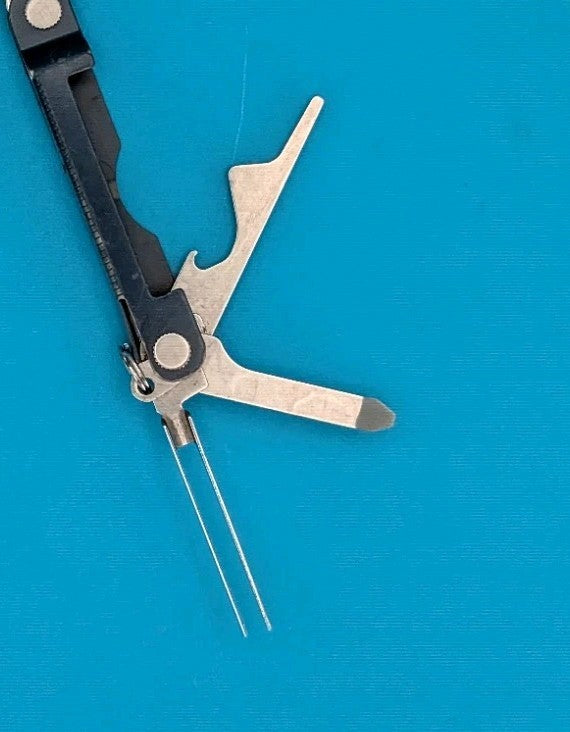 Leatherman Micra Multi-Tool, Knife, Scissors, Key Ring, Blue!