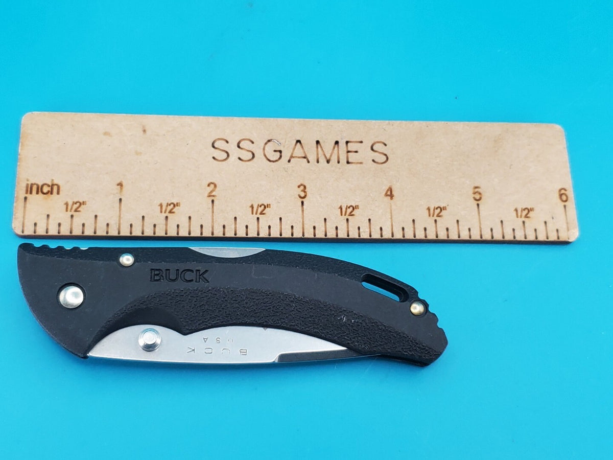 Buck USA 285 Black Lockback Folding Pocket Knife! FERTIZONA