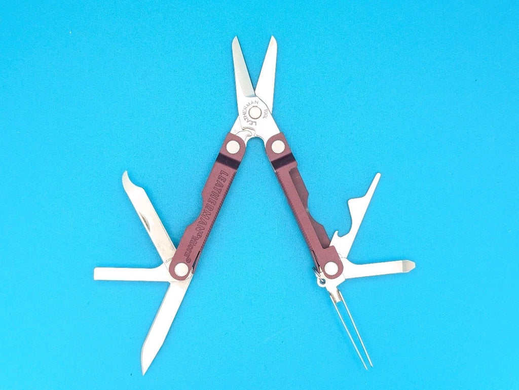 Leatherman Micra Multi-Tool Knife Scissors Key Ring! MIXED COLORS! LOT OF 5!