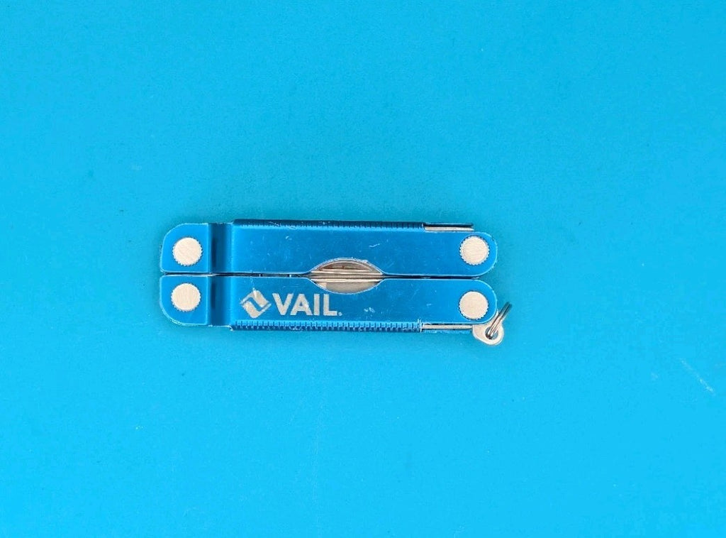 Leatherman Micra Multi-Tool, Knife, Scissors, Key Ring, Blue! *VAIL*