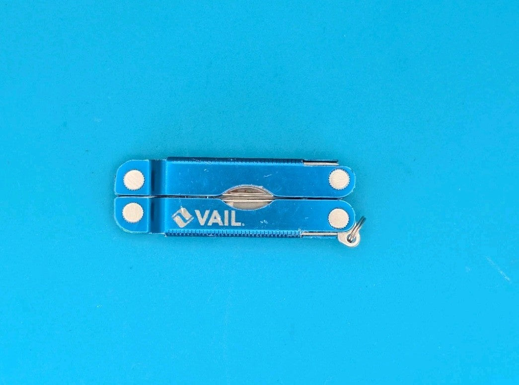 Leatherman Micra Multi-Tool, Knife, Scissors, Key Ring, Blue! *VAIL*