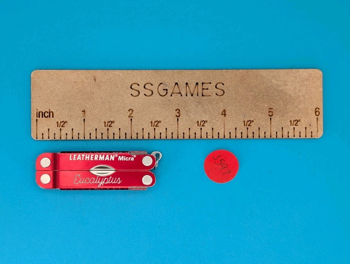 Leatherman Micra Multi-Tool, Knife, Scissors, Key Ring, Red! *EUCALYPTUS*