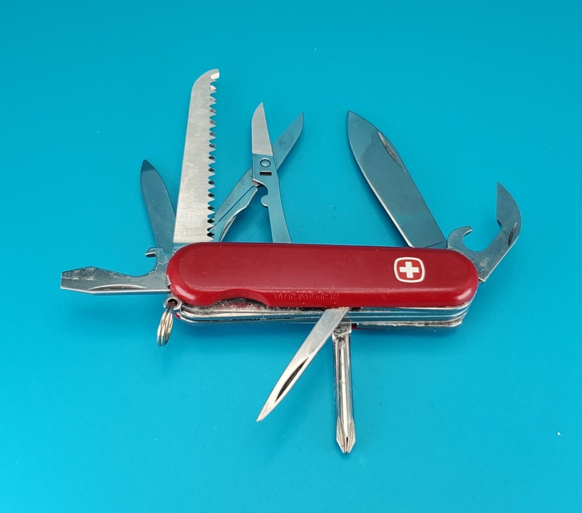 Wenger Handyman Red Swiss Army Knife Multi Tool!