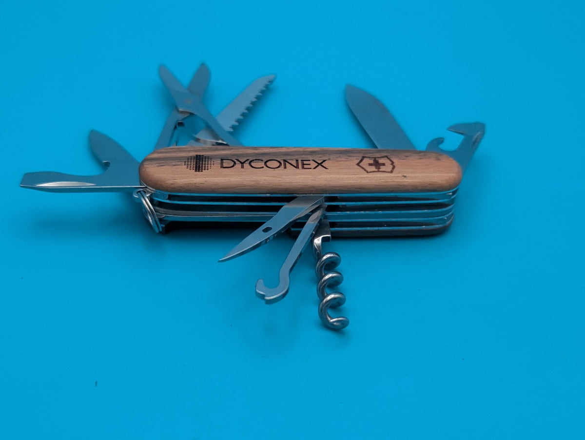 Victorinox Huntsman Wood Swiss Army Knife Multi Tool!