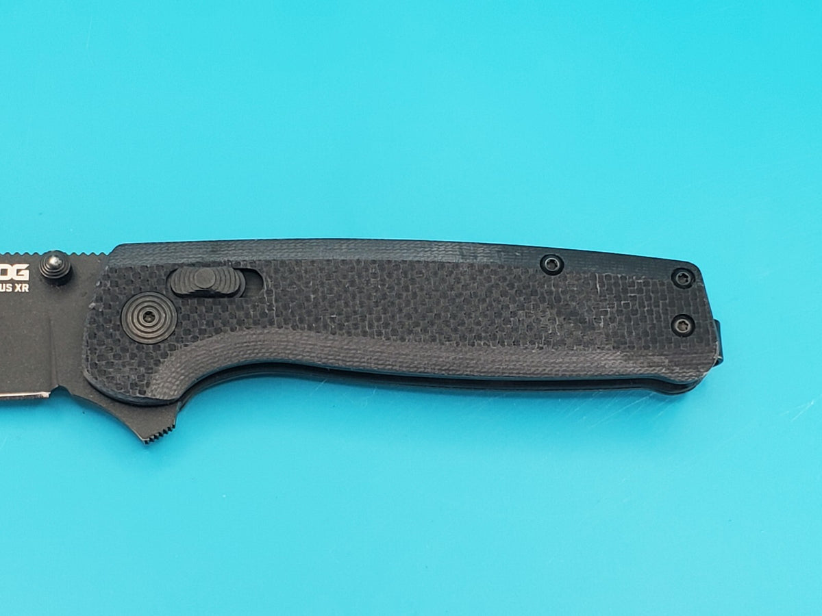 Sog Terminus XR 2.95" D2 Steel Blade Folding Knife! BLACK!