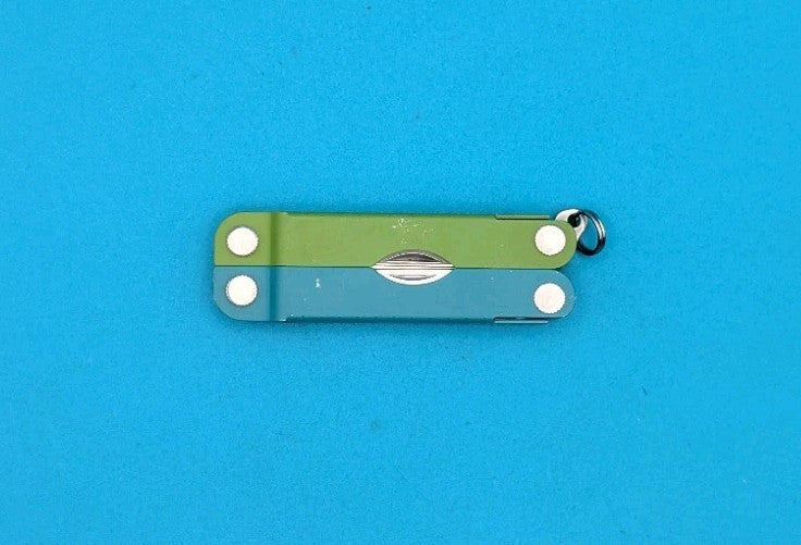 Leatherman Micra Multi-Tool, Knife, Scissors, Key Ring, Teal Twist!