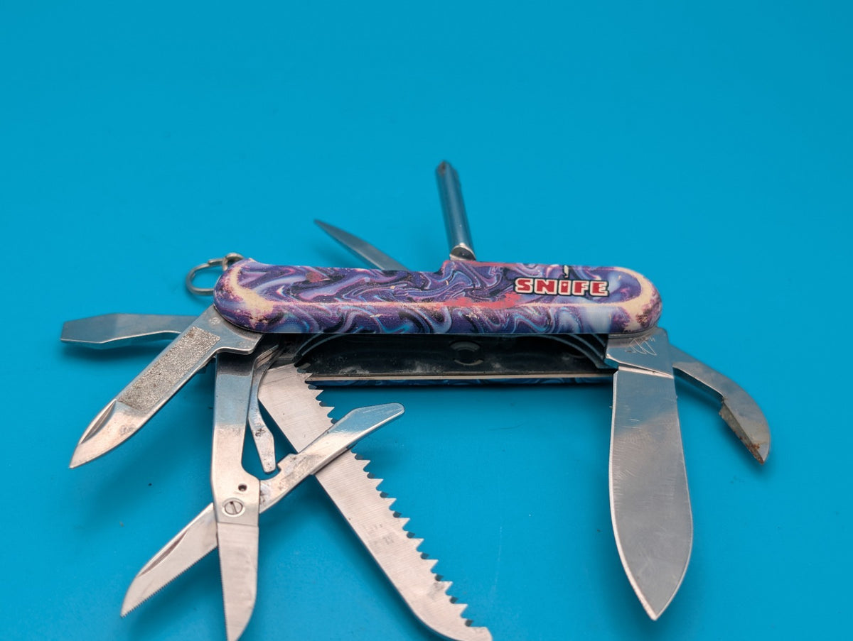 Wenger Handyman Swiss Army Knife Multi Tool! Multi Colored Snife!