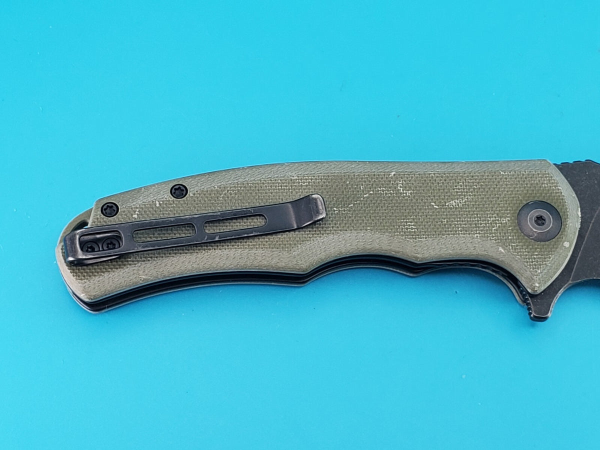 Civivi Praxis Flipper Pocket Knife Liner Lock Plain Edge Blade!