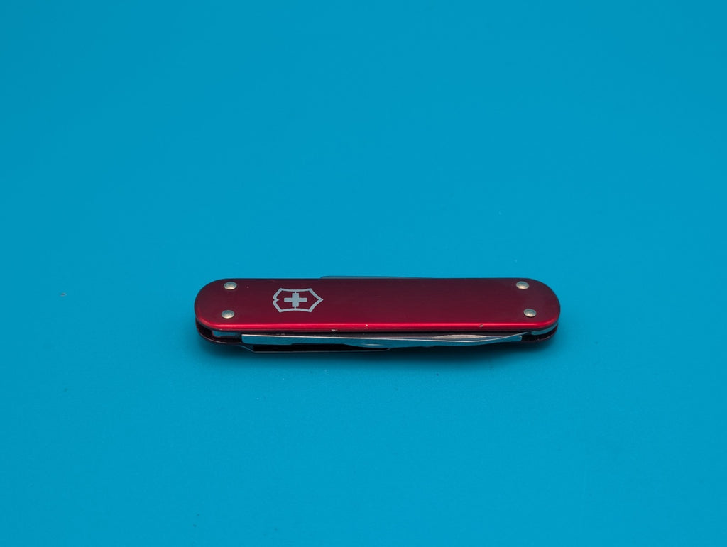 Victorinox Money Clip Red Alox Swiss Army Knife Multi Tool!