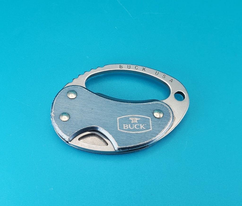 Buck USA 759 BLUE Folding Pocket Knife & Bottle Opener! 2013 DATE