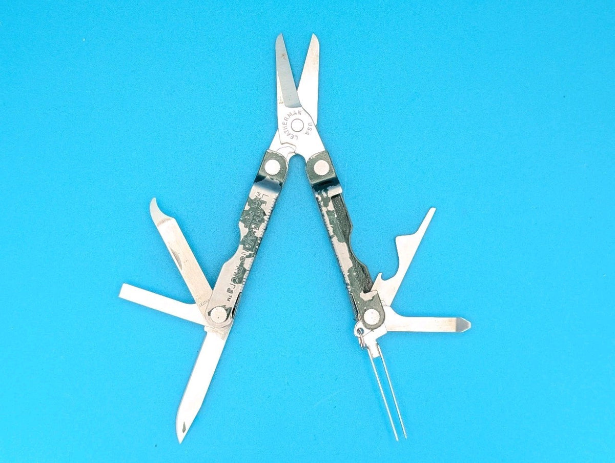 Leatherman Micra Multi-Tool Knife Scissors Key Ring! MIXED COLORS! LOT OF 5!